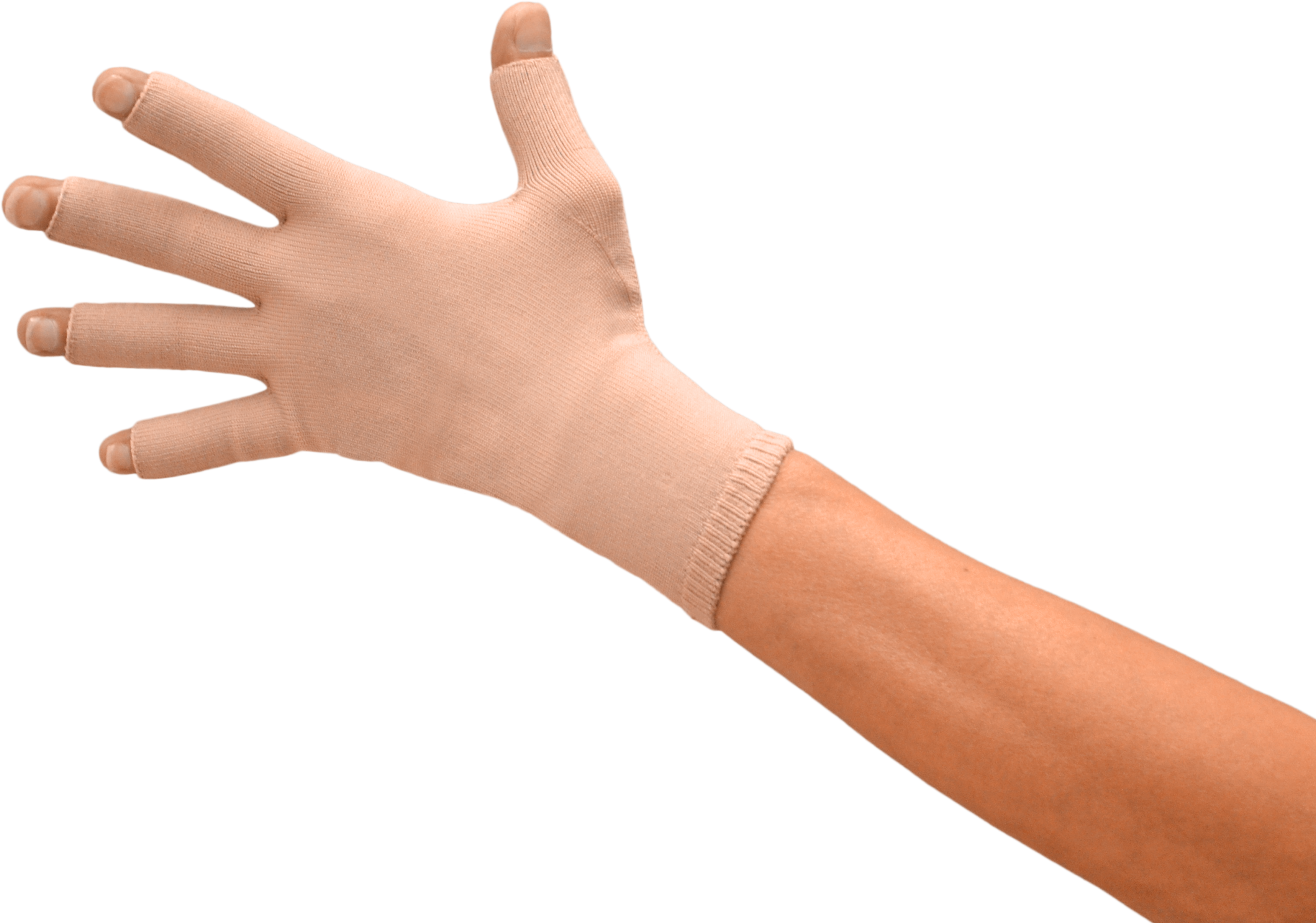 Small Gauntlet - No Fingers - Beige - Sign Language (4500x3000), Png Download