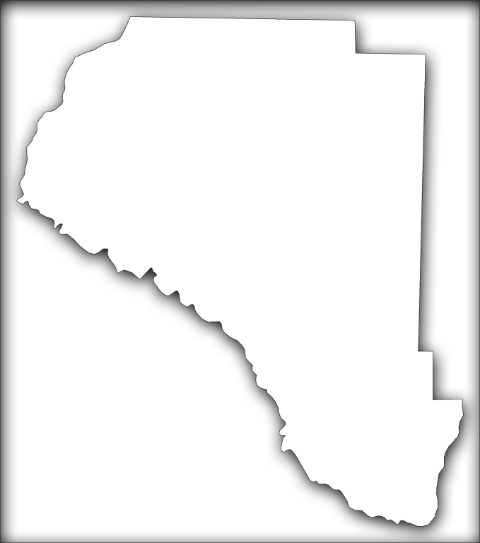 A Map Of Taylor With An Outer Shadow Box Around The - Silhouette (679x768), Png Download