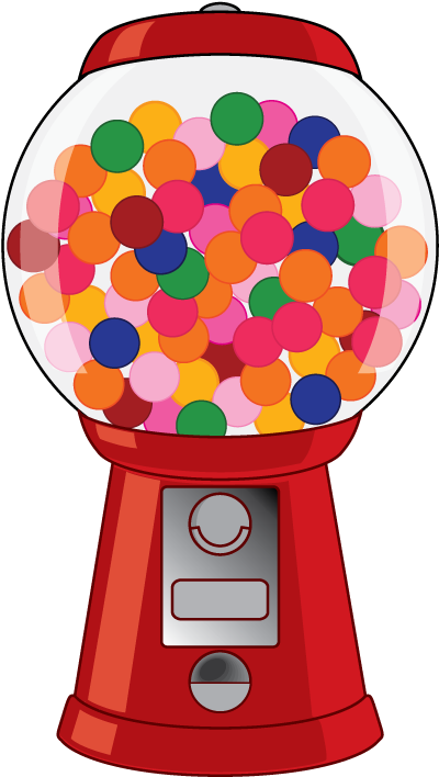 You Always Earn A Gum Ball For Every $50 You Spend - Maquina De Chicles Png (595x842), Png Download