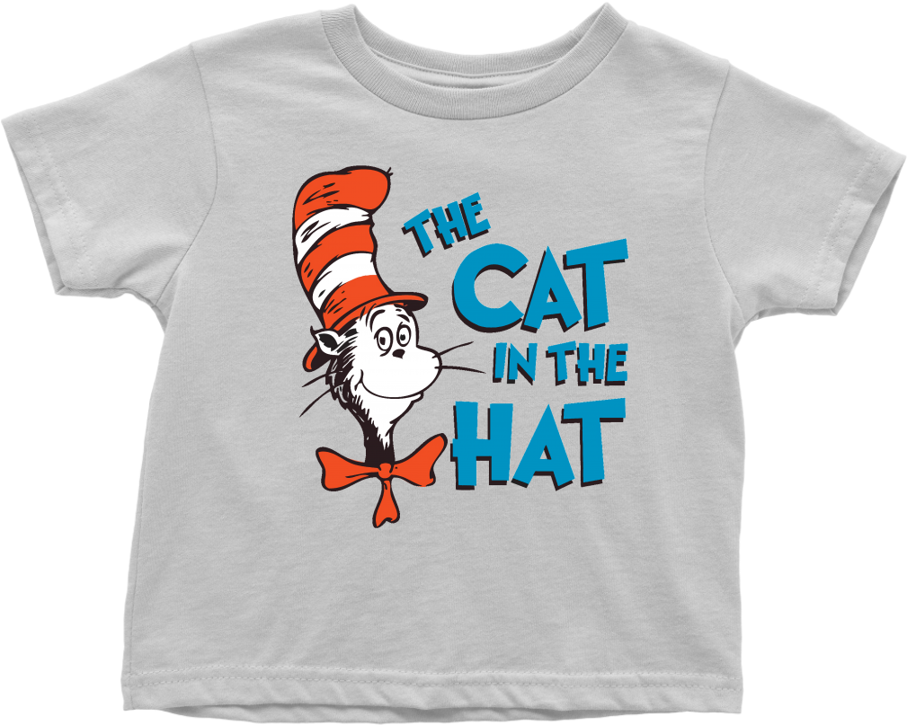 The Cat In The Hat Toddler Shirt Dr Seuss - Christmas T Shirt For Girls (1024x1024), Png Download