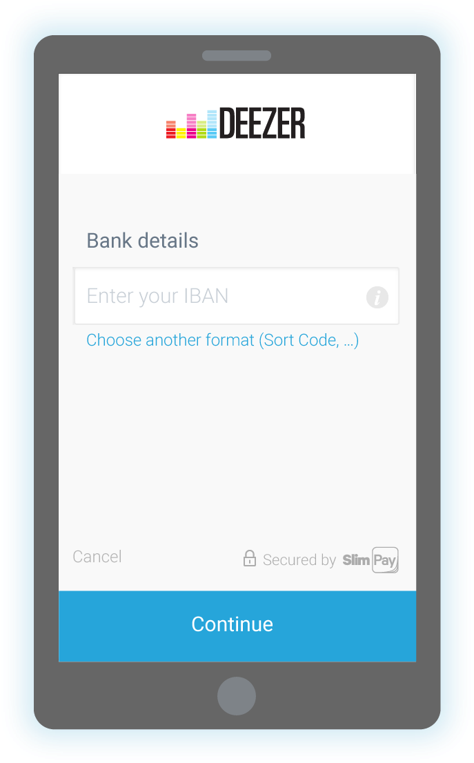 Slimpay Checkout Mobile Deezer - Mobile Phone (710x1126), Png Download