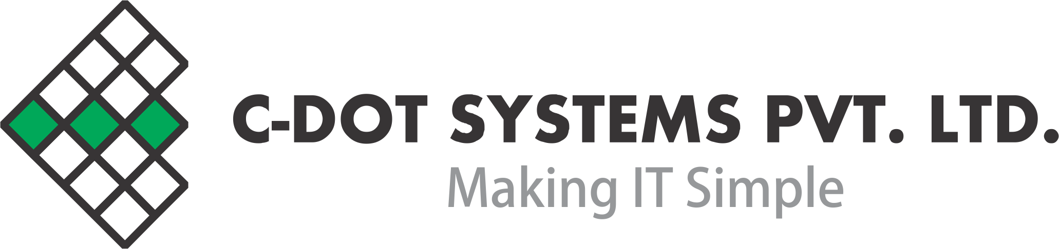 C Dot System Pvt Ltd Ibm Business Partner In Pune Best - Black-and-white (2062x486), Png Download