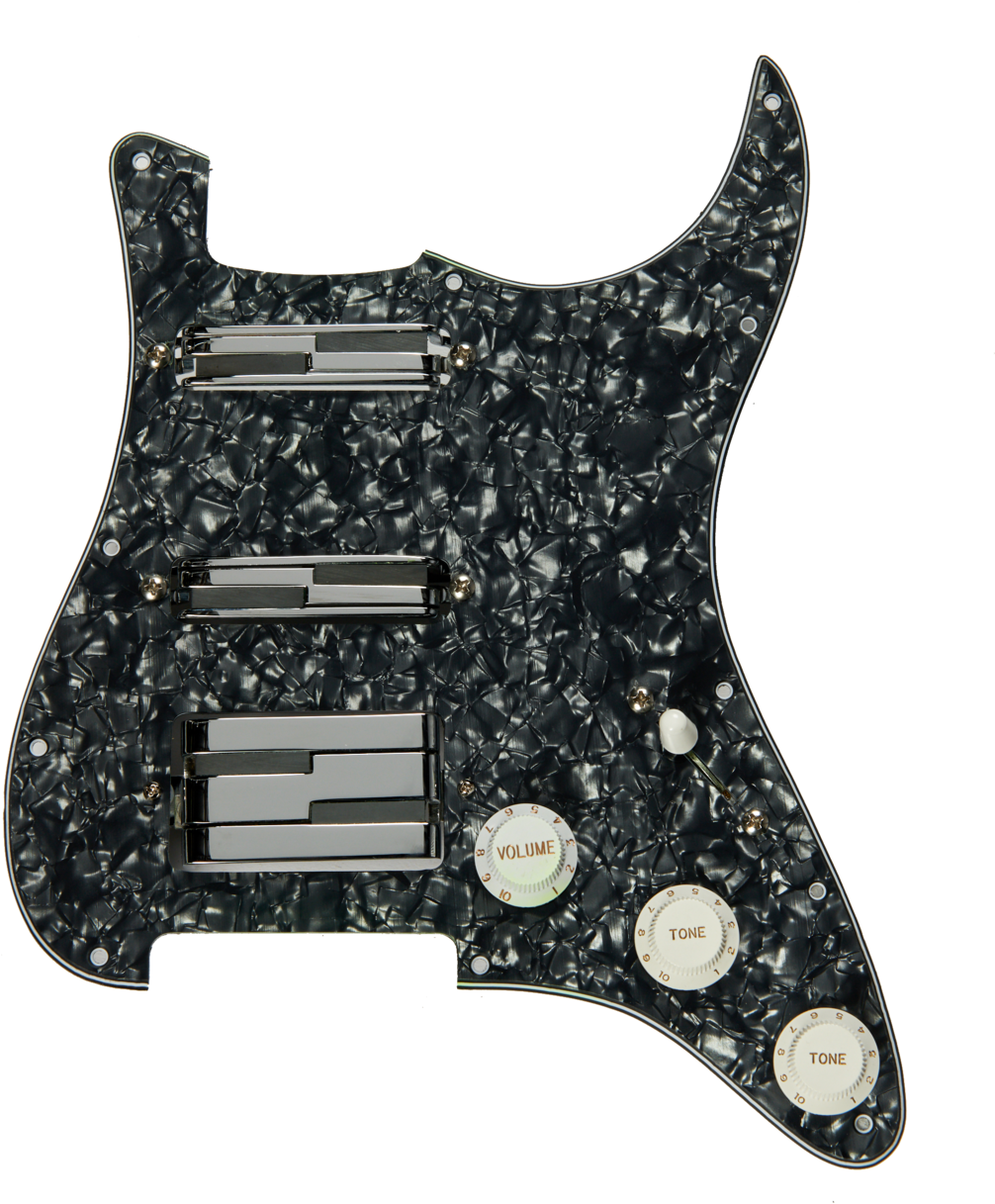 Lace® Custom Shop Hss Alumitone® Loaded Pickguard Lace - Electric Guitar (1060x1260), Png Download