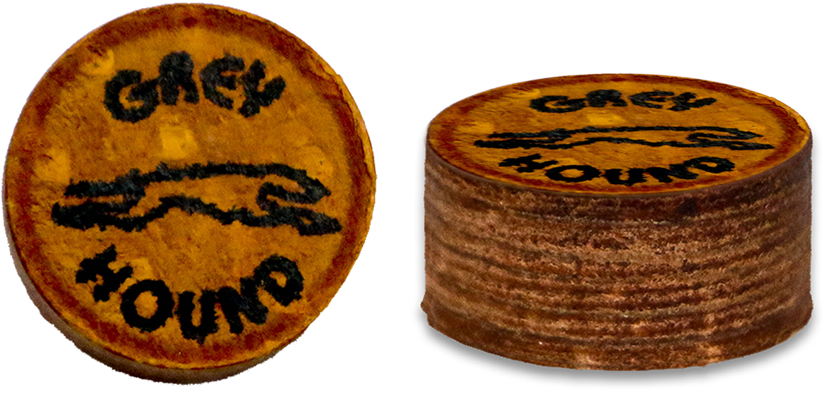 Grey Hound- Pool Cue Tip - Wood (2500x2500), Png Download