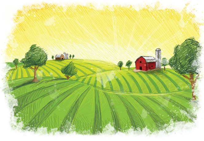 Soap Soundz Specialty Collection - Farm Clip Art Background Hd (700x496), Png Download
