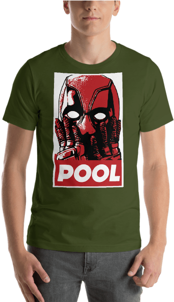 Deadpool Pool Short Sleeve Unisex T Shirt - Shirt (600x600), Png Download