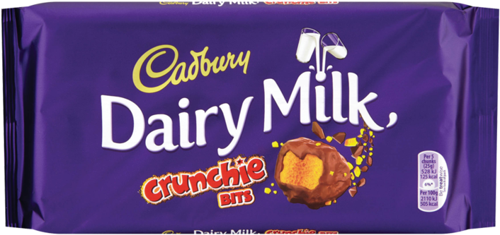 Dairy Milk Crunchie Bits - Cadbury (800x800), Png Download