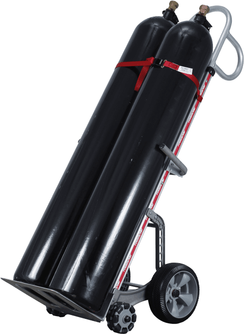 Milk Bottle Png - Gas Cylinder Cart (683x1024), Png Download