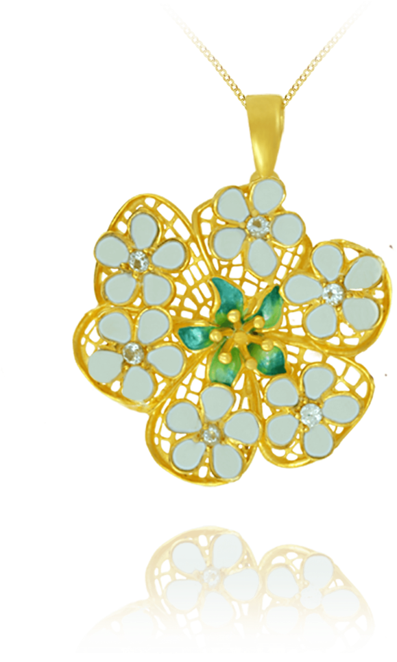 Filigree Flower Pendant - Motif (1024x1024), Png Download