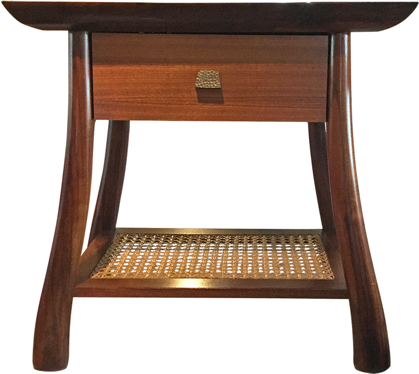 Martin Pierce Rickshaw Nightstand Front View - Coffee Table (1200x1200), Png Download