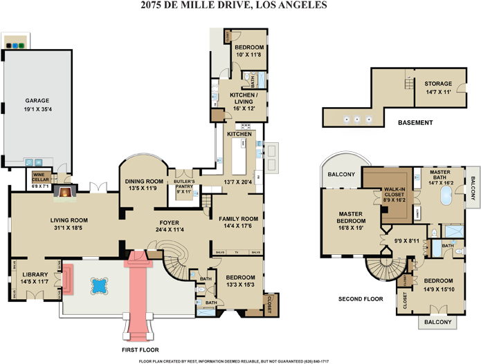 Floor Plan (701x535), Png Download