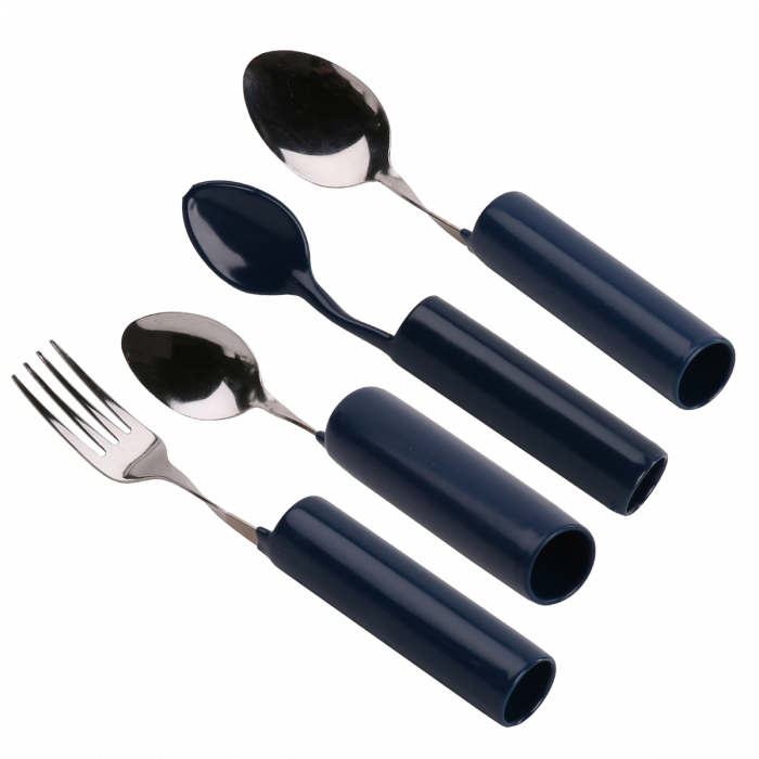 Economy Coated Bendable Built-up Handle Utensils - Spoon (700x700), Png Download