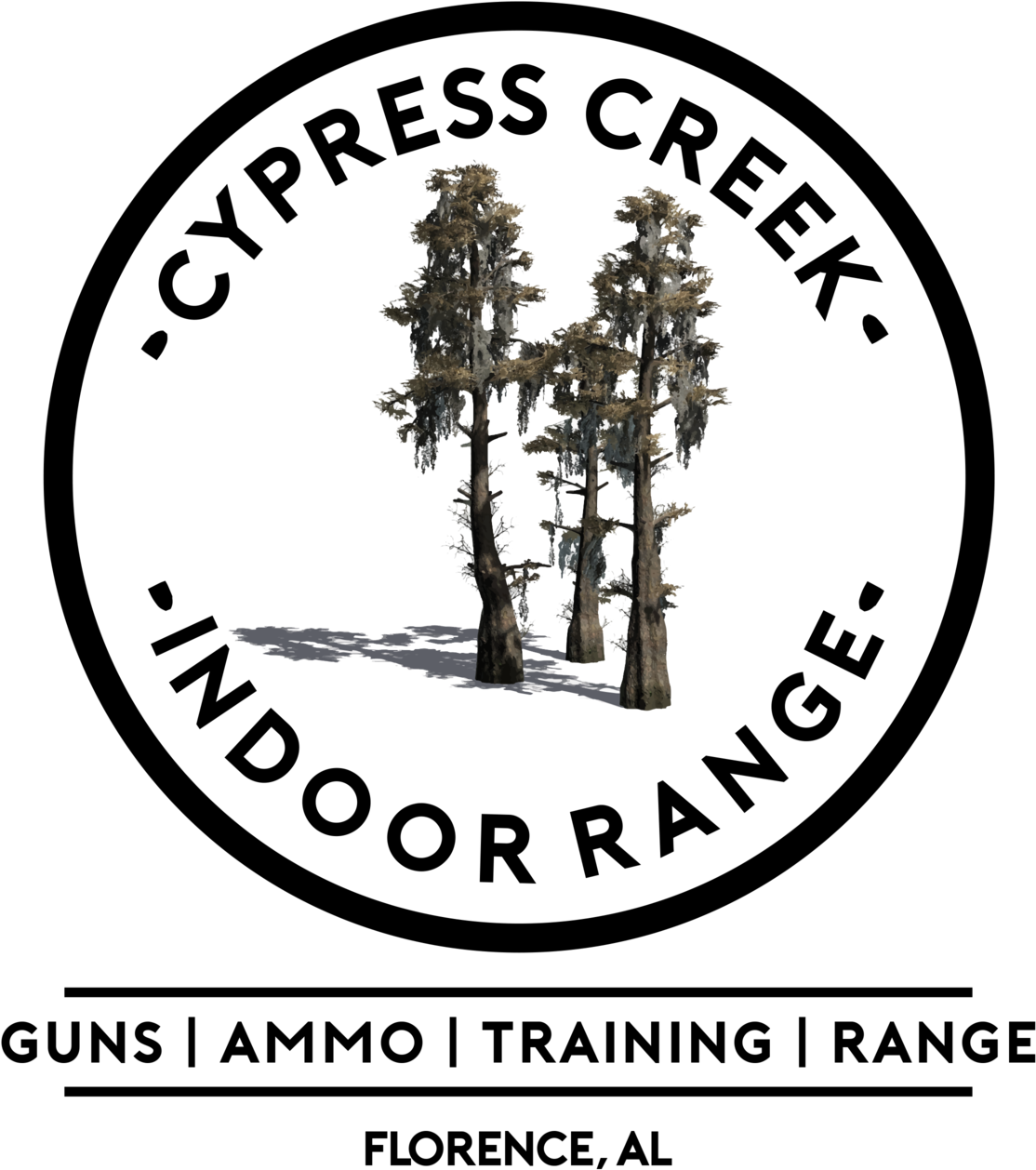 Cypress Creek Indoor Range In Florence, Alabama - Tree (1500x1500), Png Download