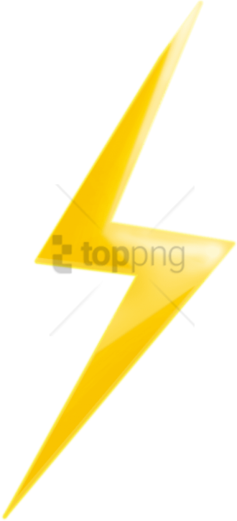 Free Png Cartoon Lightning Transparent Png Image With - Triangle (480x1055), Png Download