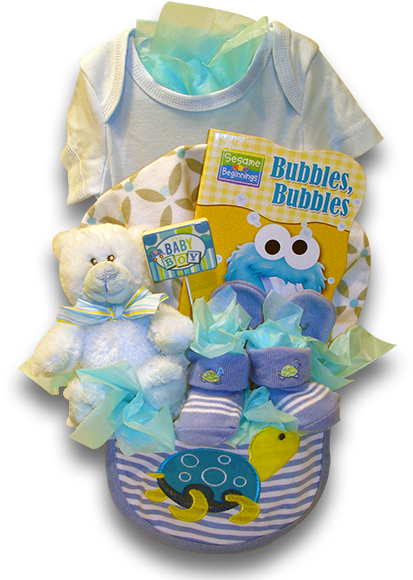 Baskets & Beyond - Baby Shower (600x600), Png Download