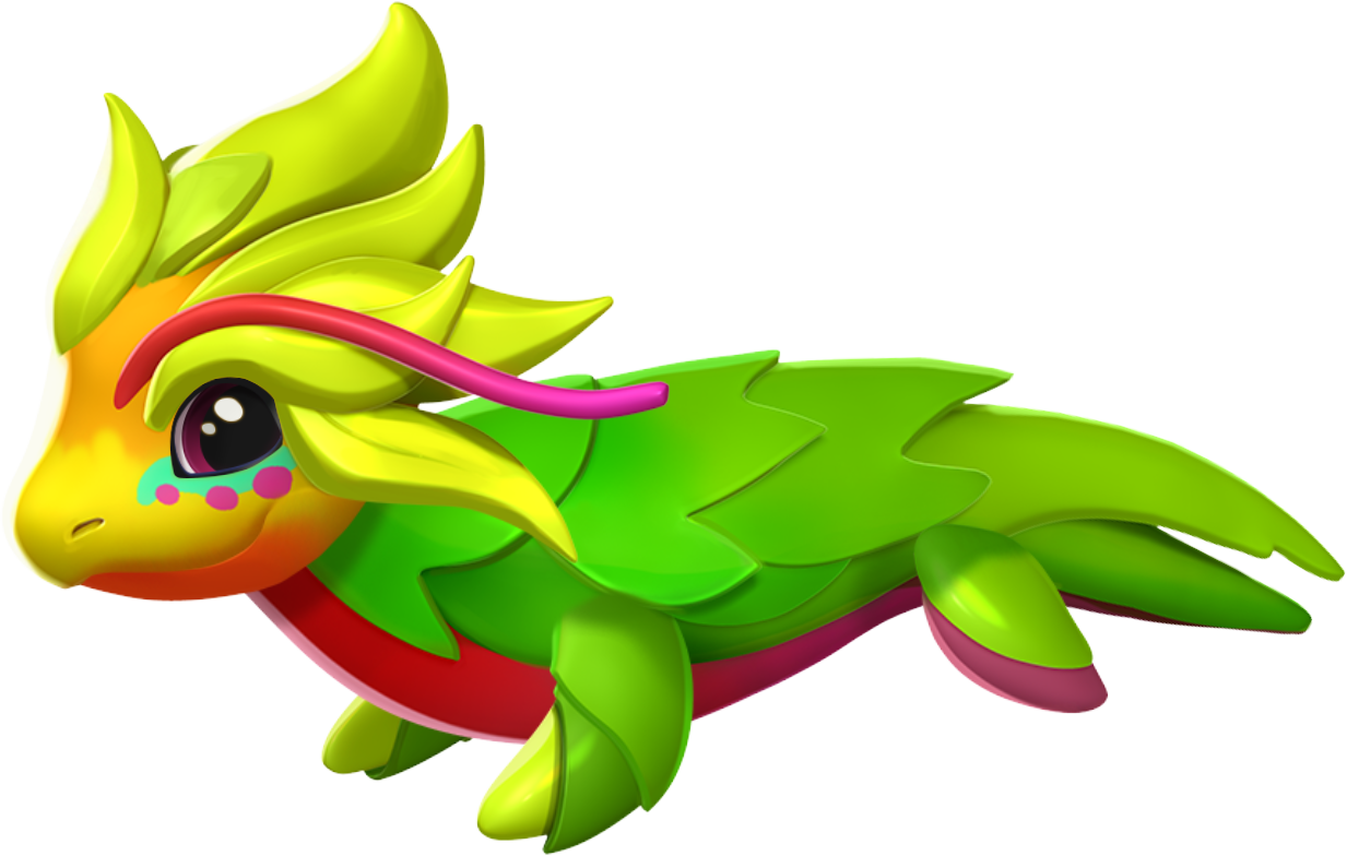 Pitaya Dragon - Cartoon (1233x784), Png Download