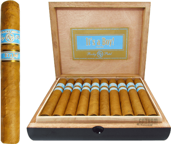 Rocky Patel It's A Boy Box - Wood (600x600), Png Download