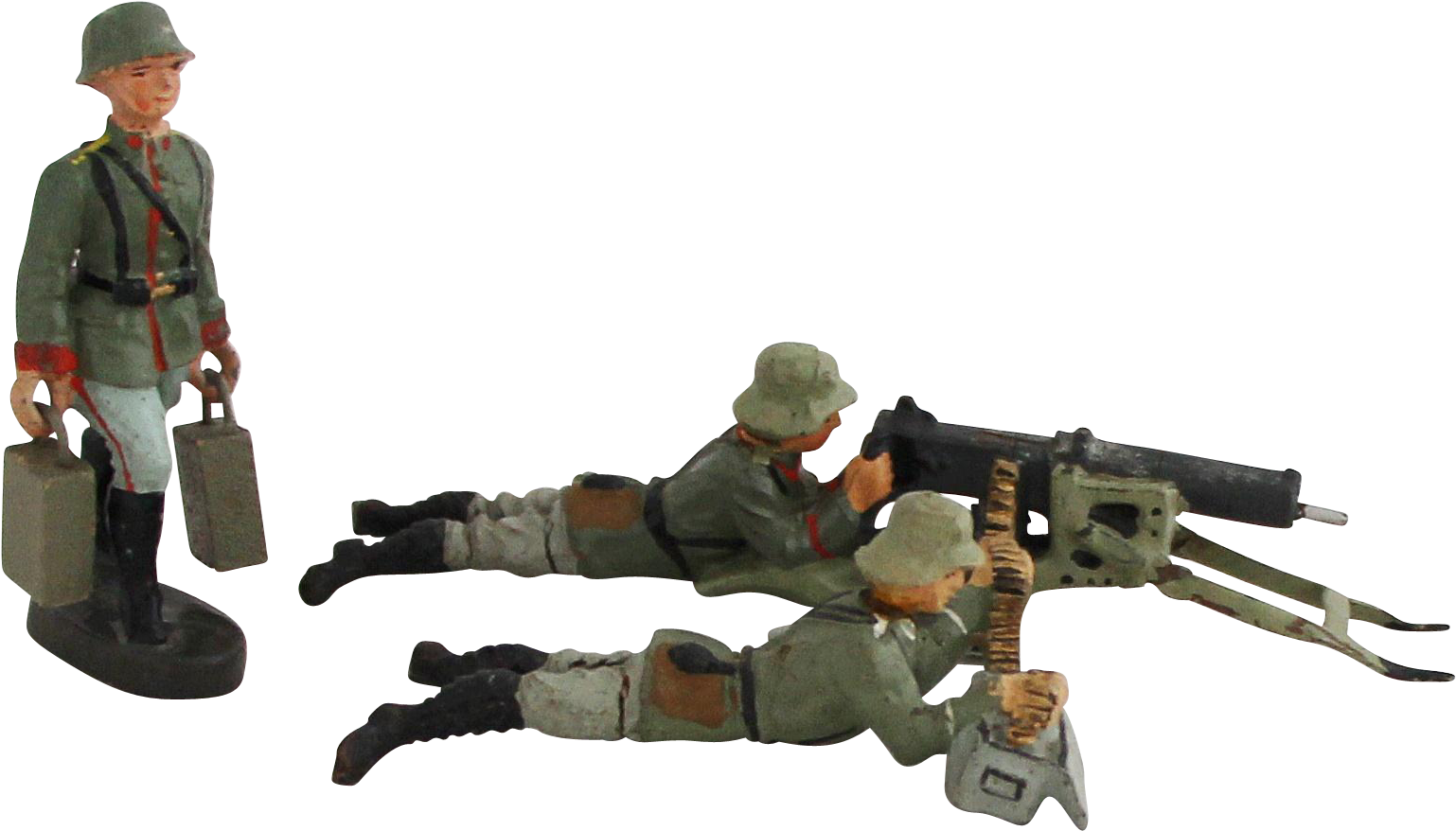 Vintage 1930s German Heavy Machine Gun Mg 08 Crew In - Sniper (1537x1537), Png Download