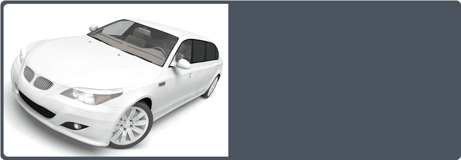 Full Service Auto - White Car (950x350), Png Download