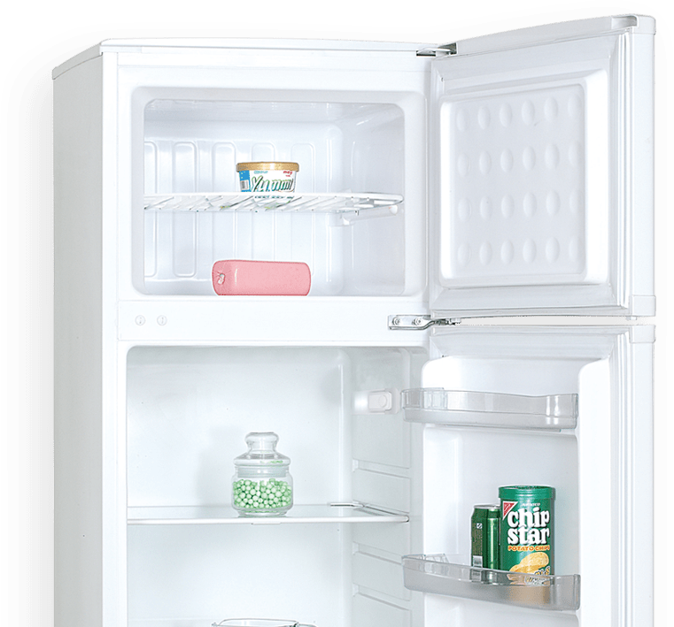 Refrigerator Type - Черен Хладилник Crown (761x709), Png Download