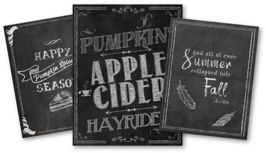 Fall Printables Blk - Book Cover (1000x571), Png Download