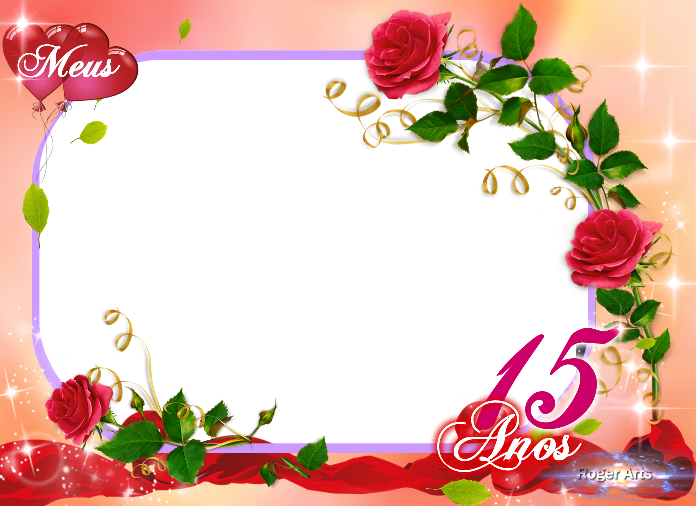 S O S Molduras E Vetores - 15 Anos Papel De Arroz (1394x1013), Png Download