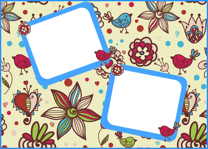 Oie, Essas São Algumas Das Molduras Para Fotos Que - Pajaros De Fondo De Pantalla (840x601), Png Download