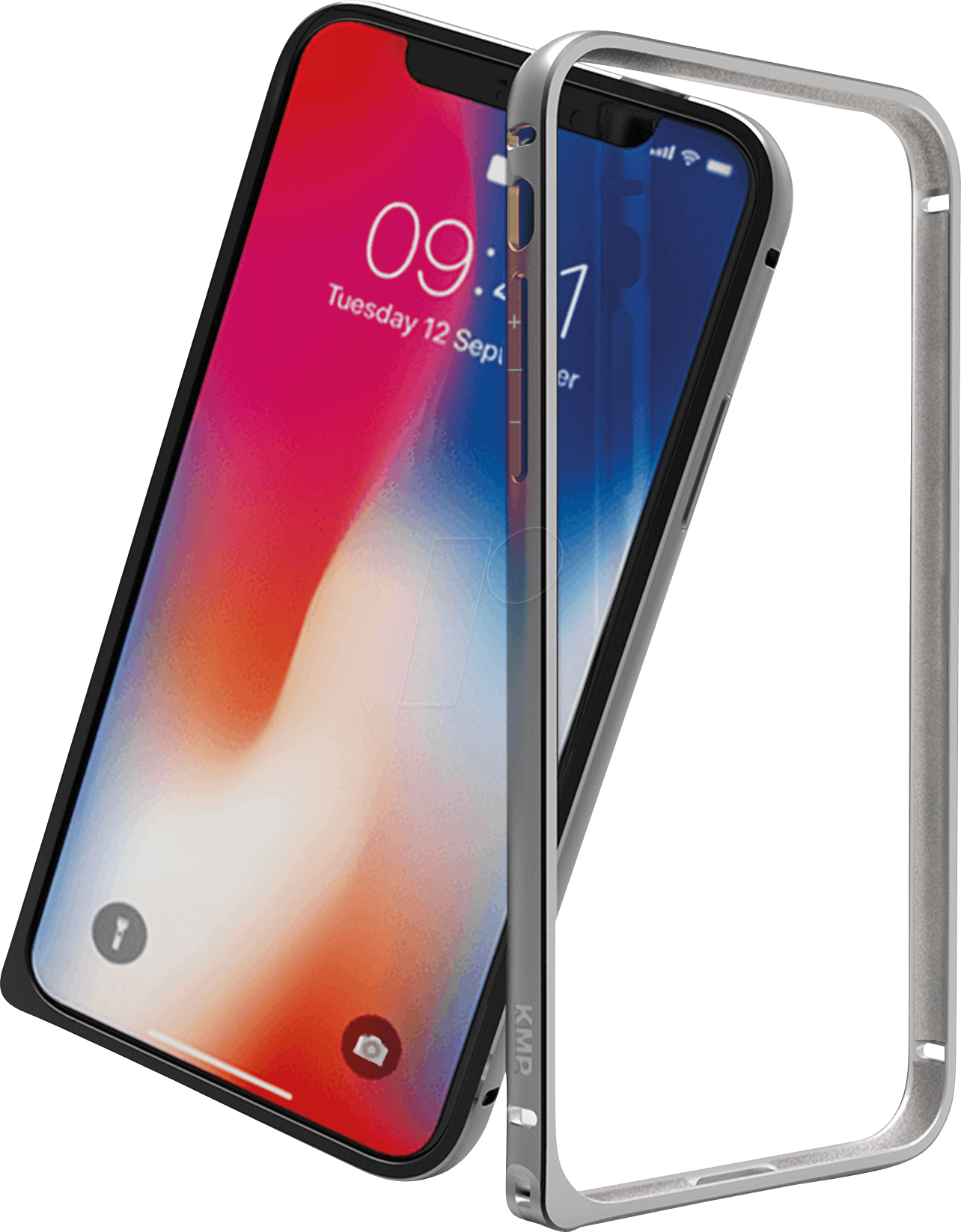 Aluminium Bumper, Frame Protection For Iphone X, Silver - Samsung Galaxy (1284x1647), Png Download