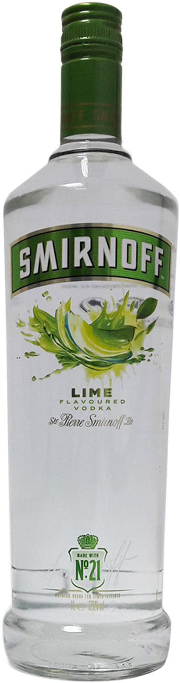 Smirnoff Lime 1 Ltr[england] - Smirnoff Ice (1143x1600), Png Download