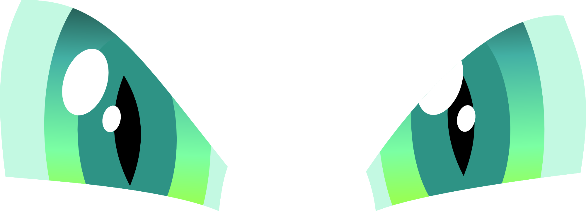 Eyes - Mlp Queen Chrysalis Eyes (2000x720), Png Download