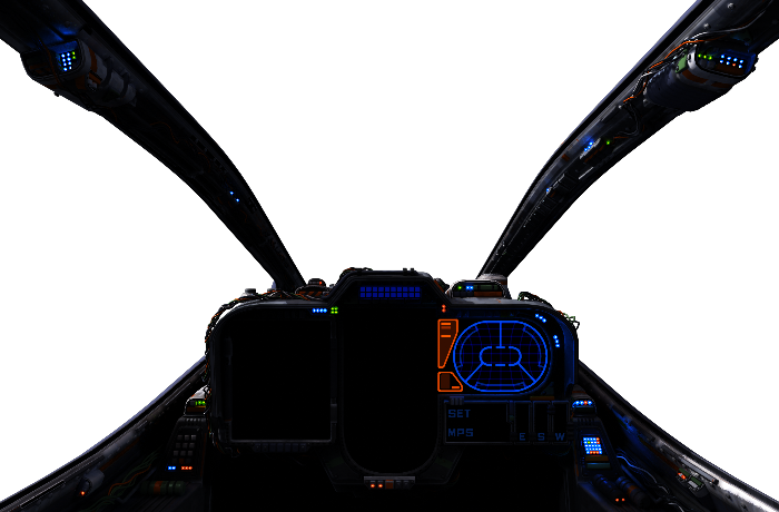 I Also Added In Little Cylindrical Blue Glowing Emitters - Airplane (700x460), Png Download