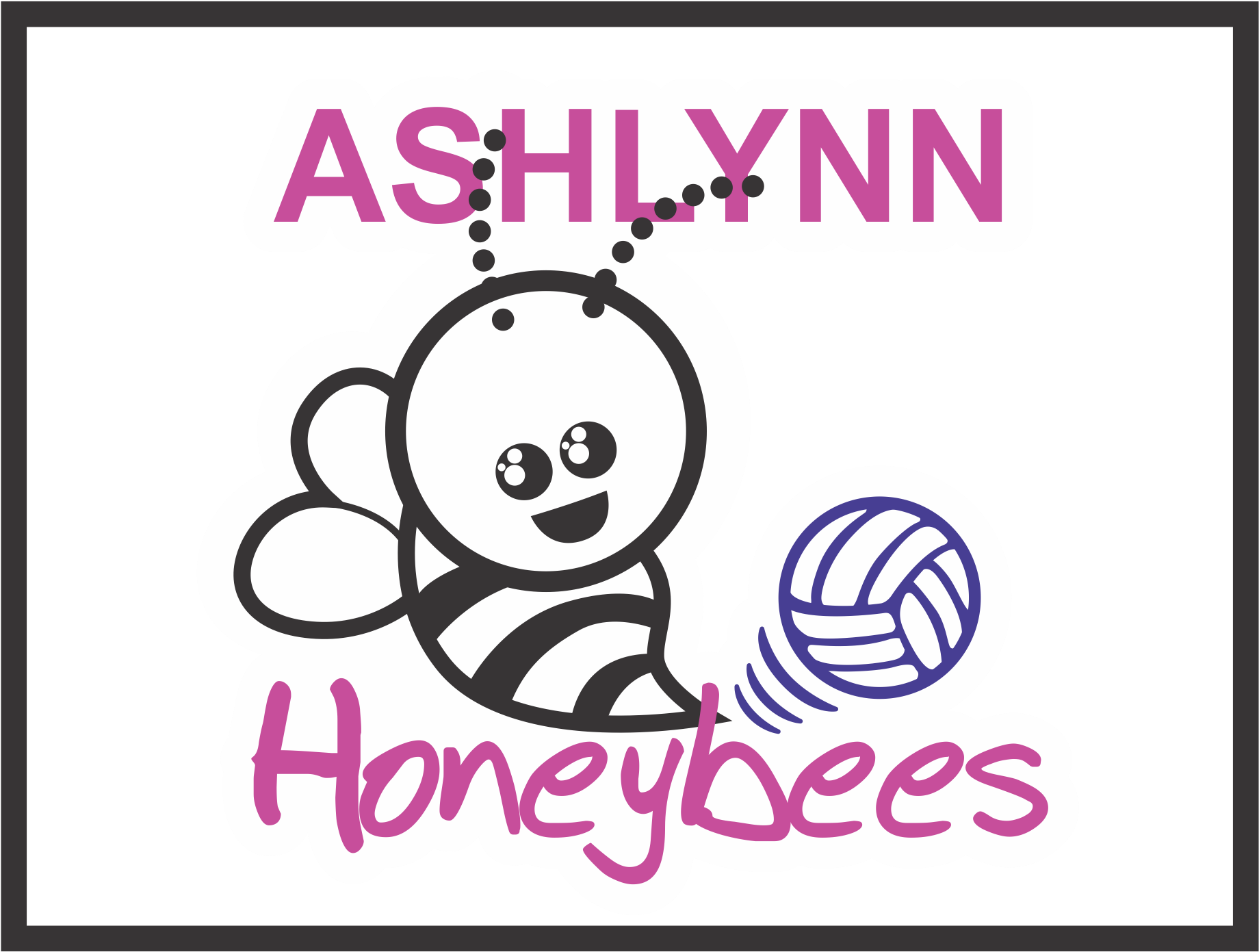 Honebees Yard Sign - Baby Shower (2329x1892), Png Download