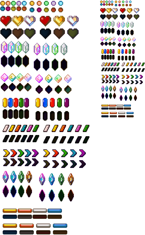 Huds Segment Life Mp Index Might Rpg - Rpg Maker Vx Ace Bars (500x832), Png Download