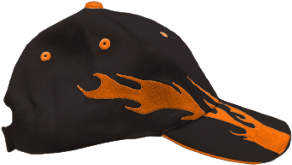 Tribal Flames Cap - Gorra Con Flamas (600x600), Png Download