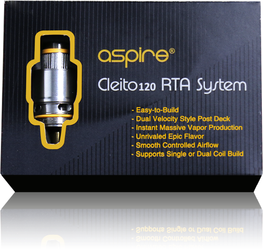 Aspire Cleito 120 Rta System Head Replacement Coil - Aspire (946x877), Png Download