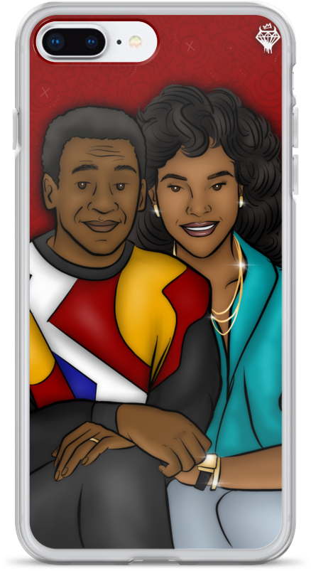 "the Huxtables" Iphone Case Paintxtrappin - Mobile Phone (1000x1000), Png Download