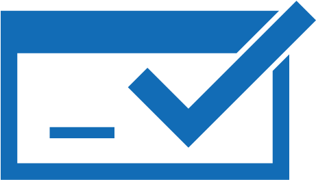 Check Icon Blue - Offline Payment (612x580), Png Download