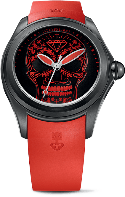 Bubble 47 Skull - Corum Bubble Pirate (511x758), Png Download