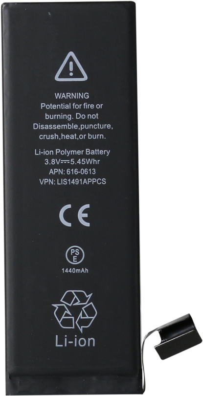 Iphone 5 5g Battery - Iphone 4 Battery (1142x1142), Png Download