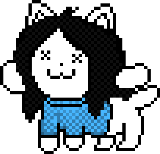 Temmie - Temmie Transparent Bg (560x550), Png Download