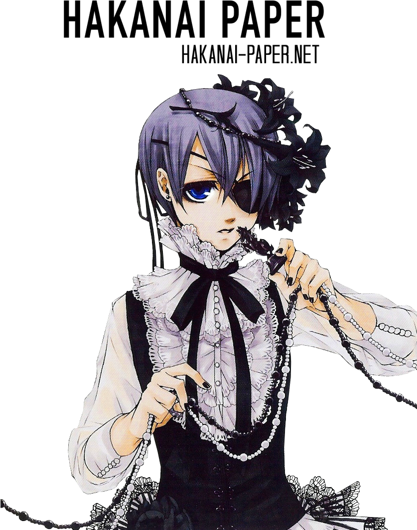 By Downloading/using Anime Papers Pngs/renders Means - Ciel Phantomhive (836x1075), Png Download
