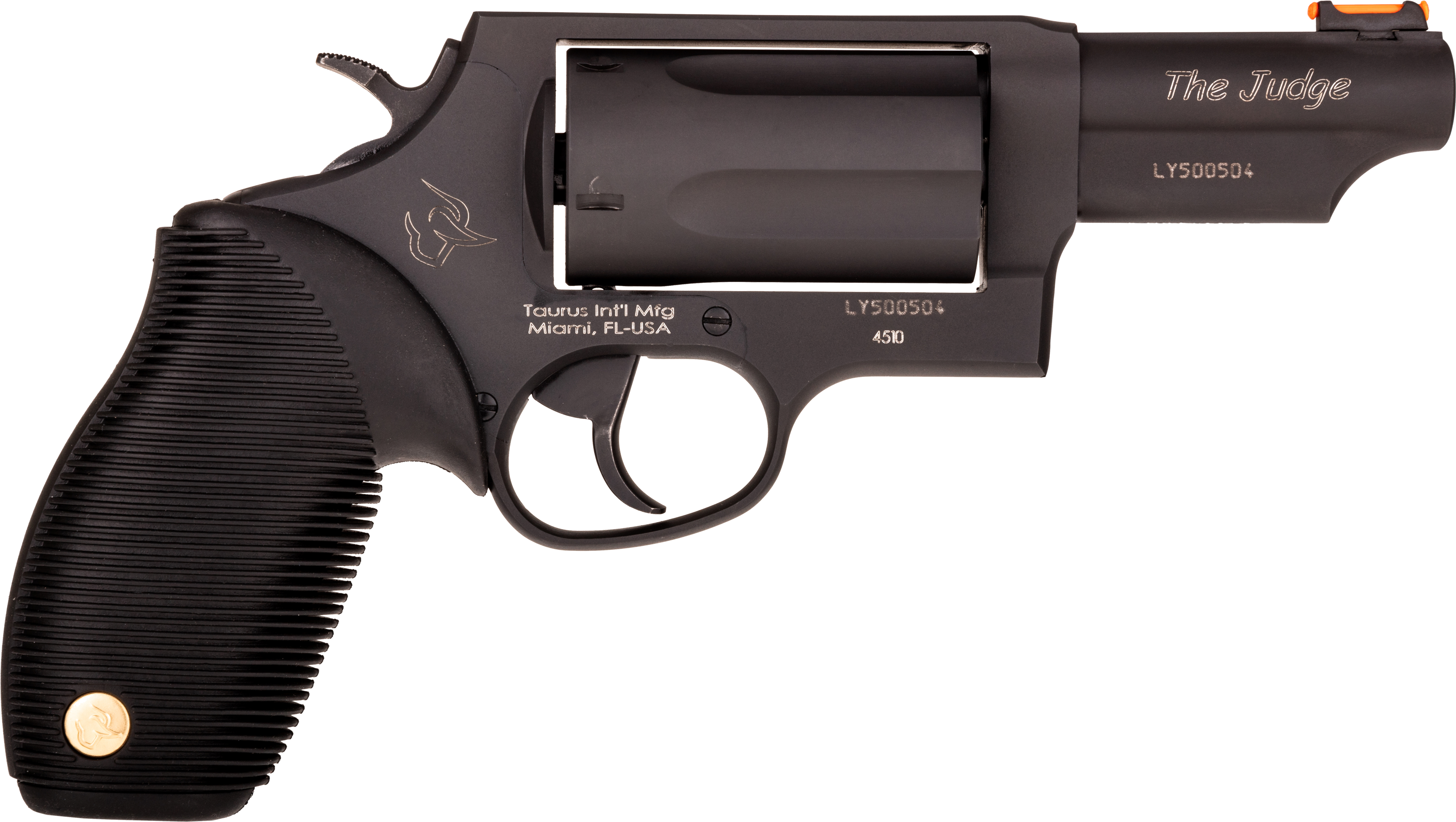Taurus Judge® Magnum Revolvers - Taurus Tracker 44 Black (3600x2400), Png Download
