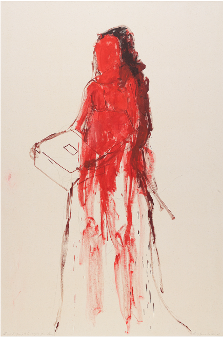 'a Fortnight Of Tears' @ White Cube - Tracey Emin A Fortnight Of Tears (434x962), Png Download