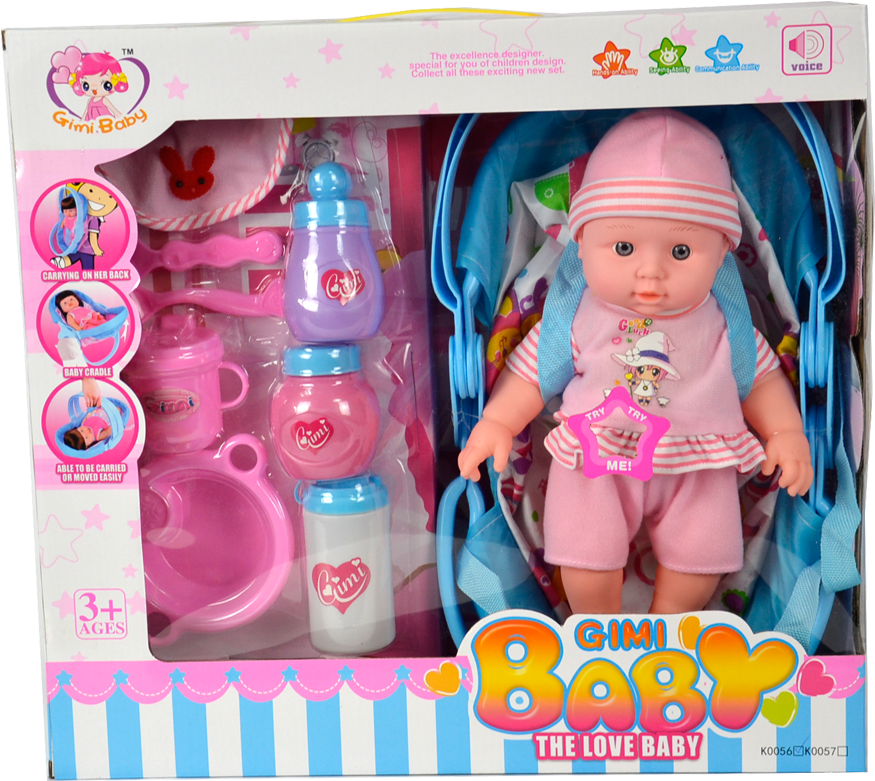 850922 Baby Doll - Doll (1000x1000), Png Download