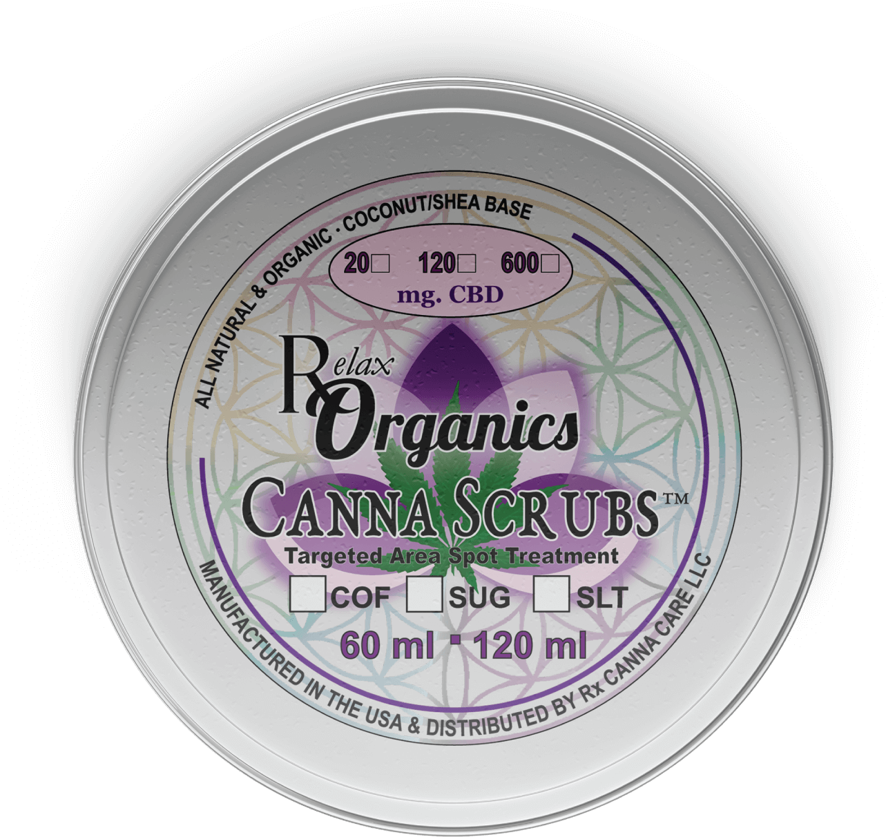 Home / Relax Organics ™ / Canna Scrubs™ - Eye Shadow (1600x1600), Png Download