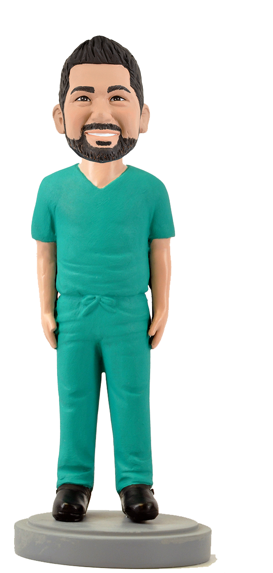 Standard Body Bobbleheads - Standing (712x1200), Png Download