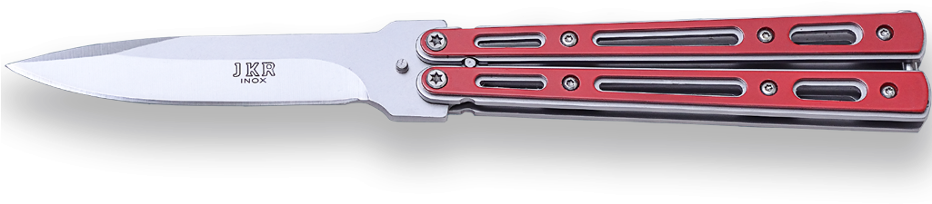 Butterfly Knife Jkr Stainless Steel 10 Cm Blade Length - Utility Knife (1024x768), Png Download