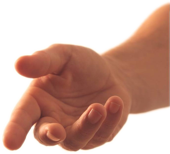 Helping Hand Png - Jesus Hand (686x619), Png Download