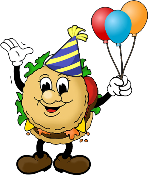 A Free Burger On Your Birthday - Sylvester's Burgers (527x600), Png Download