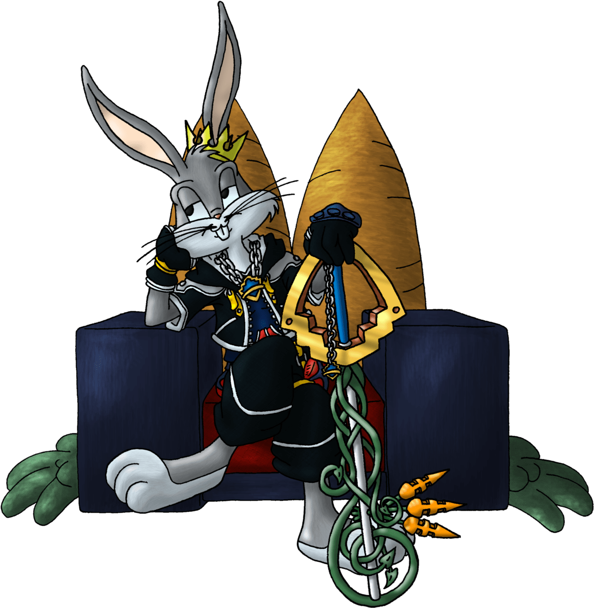 Bugs Bunny Hare To The Throne - E621 Bugs Bunny (1205x1234), Png Download